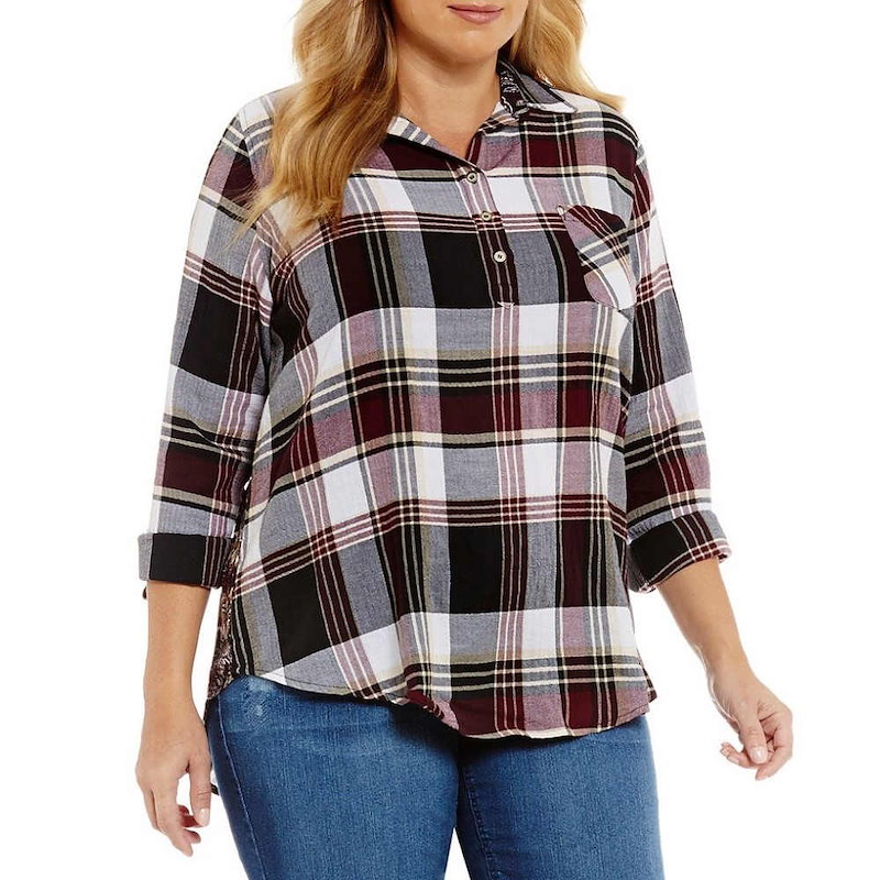 ウエストバウンド レディース トップス ブラウス・シャツ【Westbound Plus One Pocket Popover Shirt】Plaid/Wallpaper ウエストバウンド レディース トップス ブラウス・シャツ【Westbound Plus One Pocket Popover Shirt】Plaid/Wallpaper
