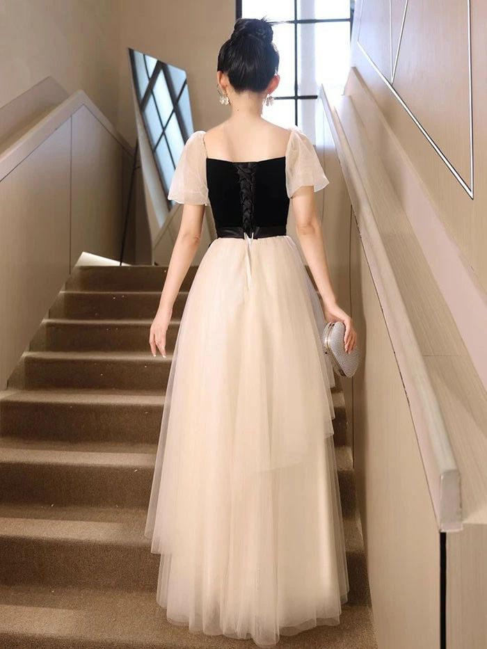 二次会 パーティードレス イブニングドレス 韓国 ピアノ発表会 披露宴 ロング丈 レディース 大人