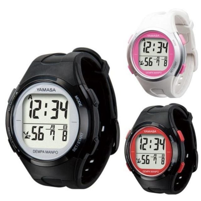 万歩計 歩数計 腕時計型 電波時計 山佐 生活防水 メンズ レディース 男性 女性 高齢者 5,225円