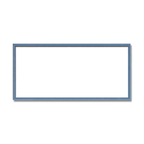 (長方形額)木製額 縦横兼用額 カラー4色展開 カラー長方形額（600300mm）ブルー