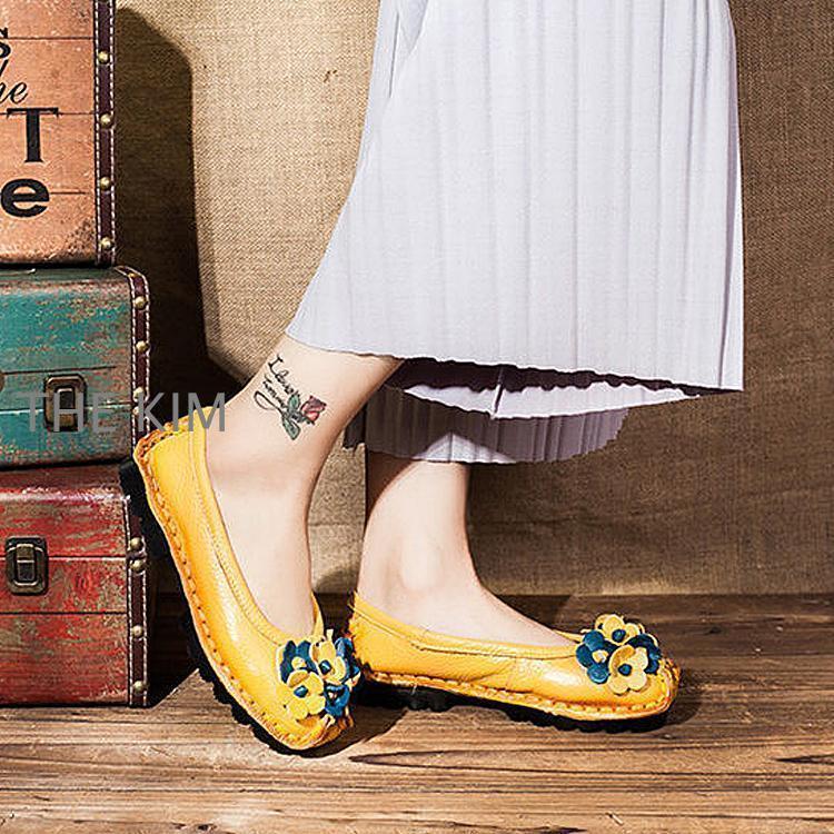 新しい パンプス　レディース革靴　女性　フラット　春夏秋冬　オールシーズン　本革 牛革 おしゃれ 疲れない　履きやすい　革靴　シューズ　歩きやすい　 婦人靴