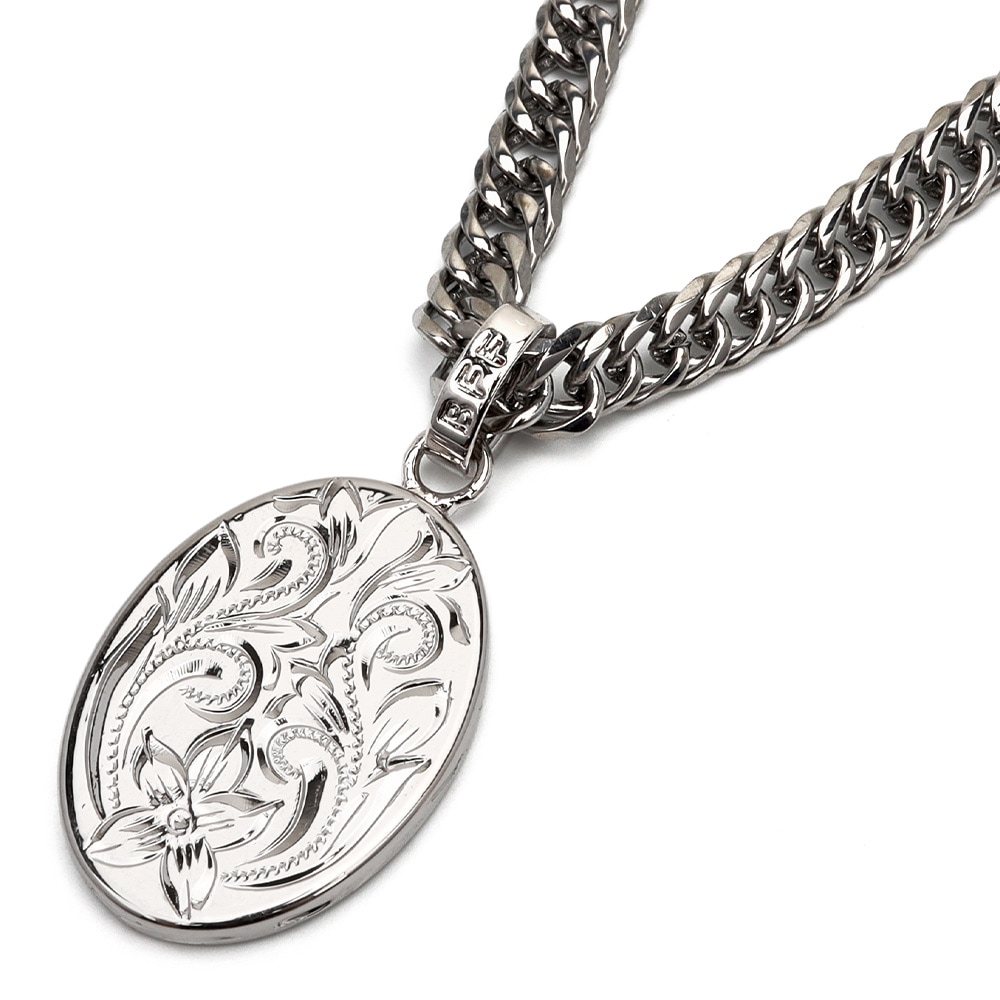 BFF オーバルネックレス ダブル喜平 [bffn021-s]