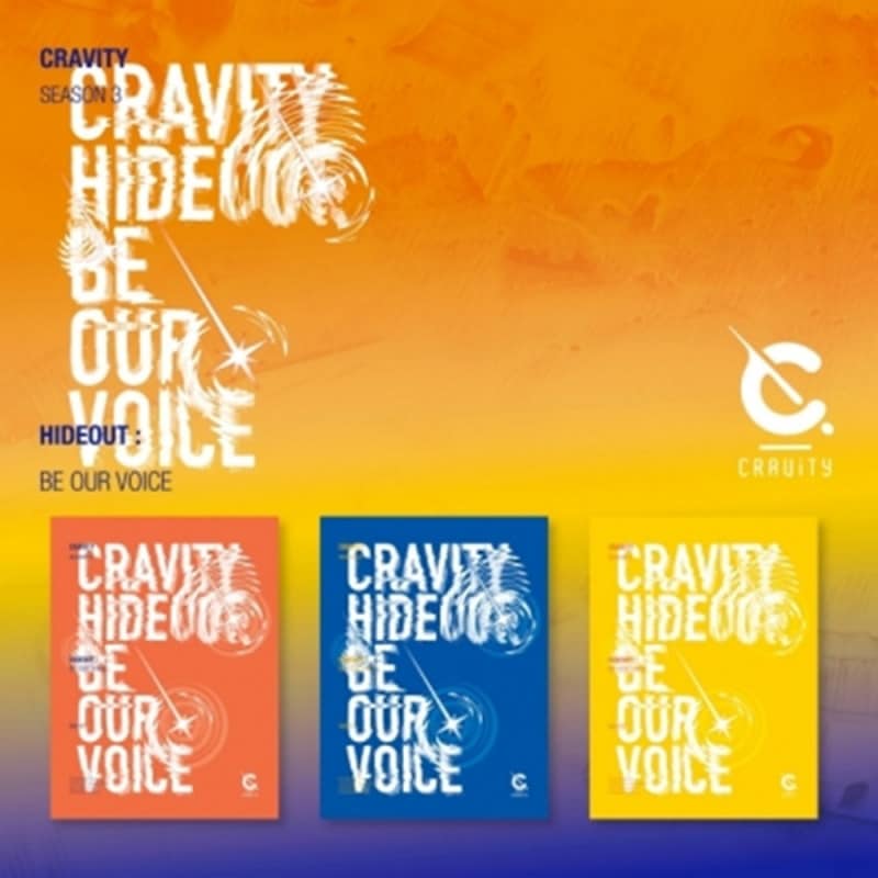 [未開封新品] (3種セット) クラビティ CRAVITY SEASON 3 HIDEOUT BE OUR VOICE(LRE001)