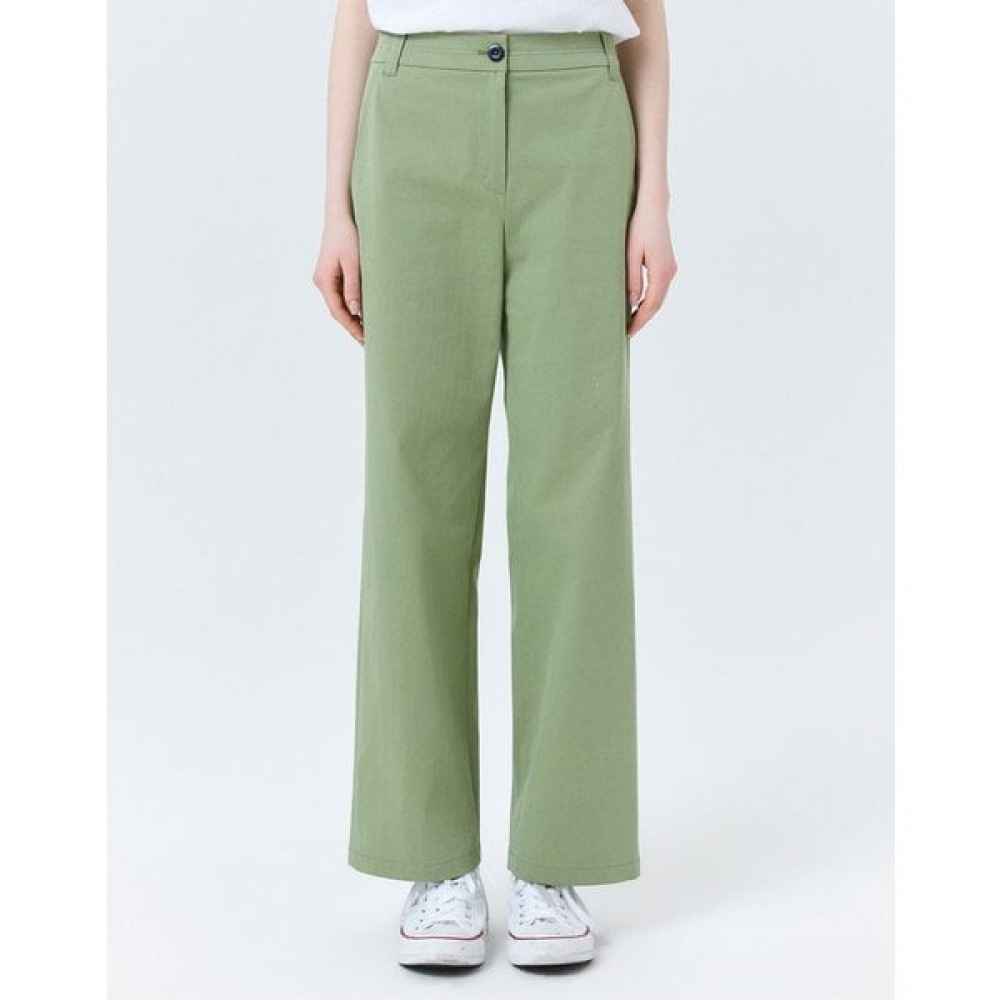 [24SS] グリーンセミワイドチノバンディングパンツ HSPA4BC33E2