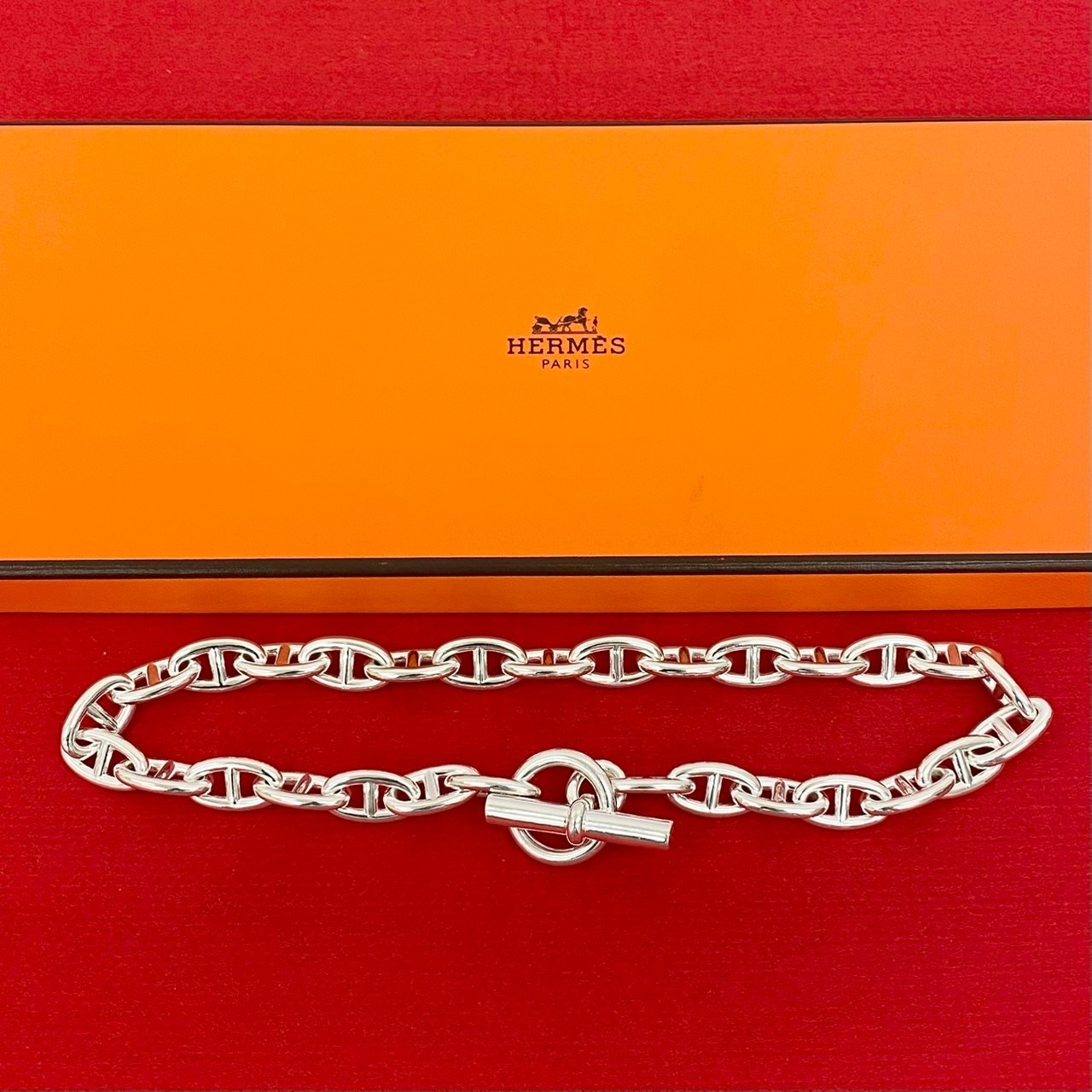 シェーヌダンクル GM 29コマ ネックレスネックレス シルバー925 シルバー 453-6