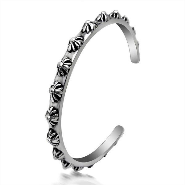 クロスバンド ステンレス バングル アームレット 男性 手首 アクセサリー STV00-00019