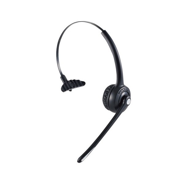 LBT-HSOH13BK [ワイヤレス ヘッドセット 片耳 Bluetooth マイク付き オーバーヘッドタイプ マルチポイント対応 ブラック] メーカー直送