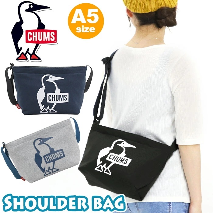 ショルダーバッグ メンズ レディース Booby Print Shoulder Sweat ワンショルダー 斜めがけバッグ ブービー 鳥 A5 横型 コンパクト CH60-3743