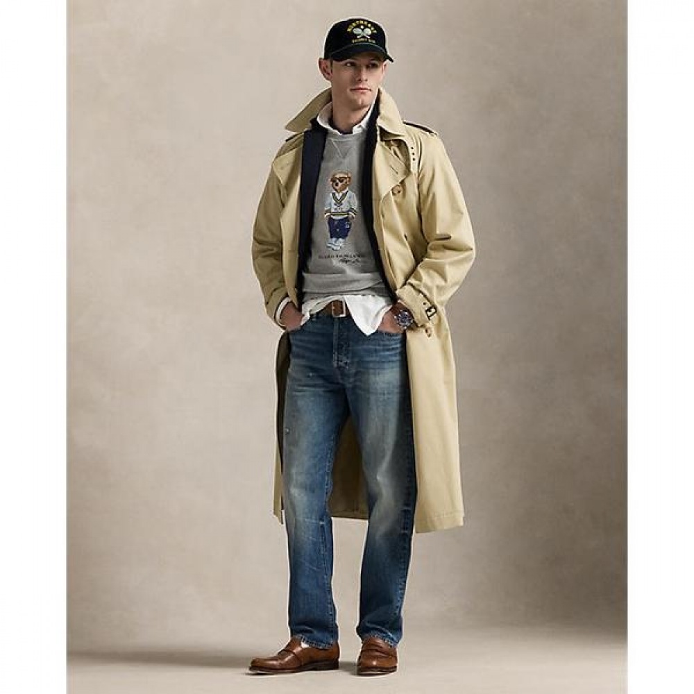 ポロラルフローレンメンズヘリテージストレートディストレストジーンズ (MNPODNM10920373400)