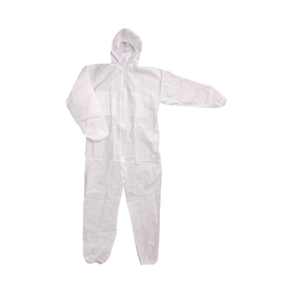 （まとめ）川西工業 不織布つなぎ服防じんタイプ #7017 Mサイズ【50セット】 送料込！