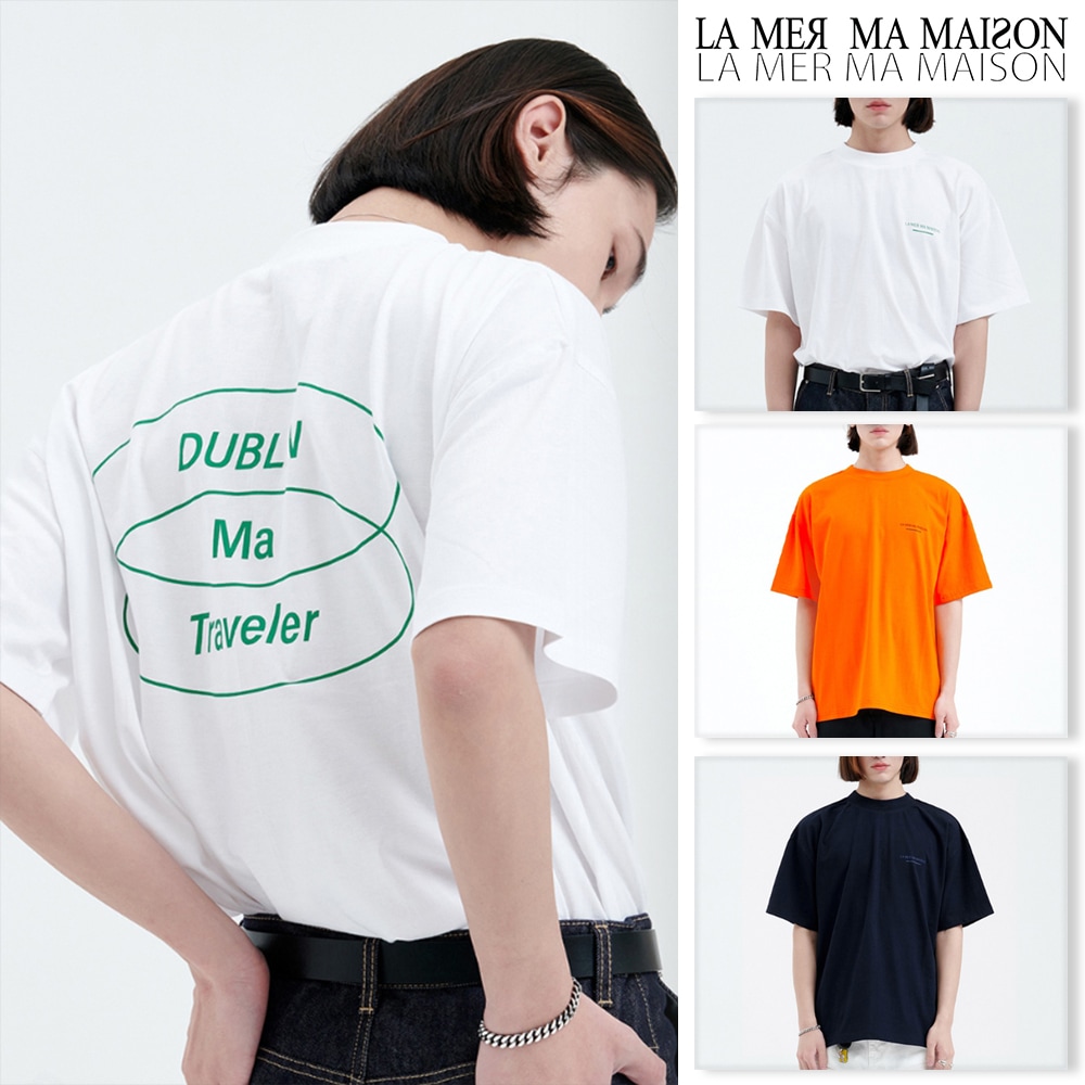 [LA MER MA MAISON] INTERSECTION LOGO HALF-T
