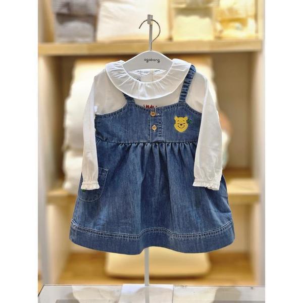 セーブゾーン02 ハッピー熊のプーさん デニムワンピース 79t124051 (S45604926)