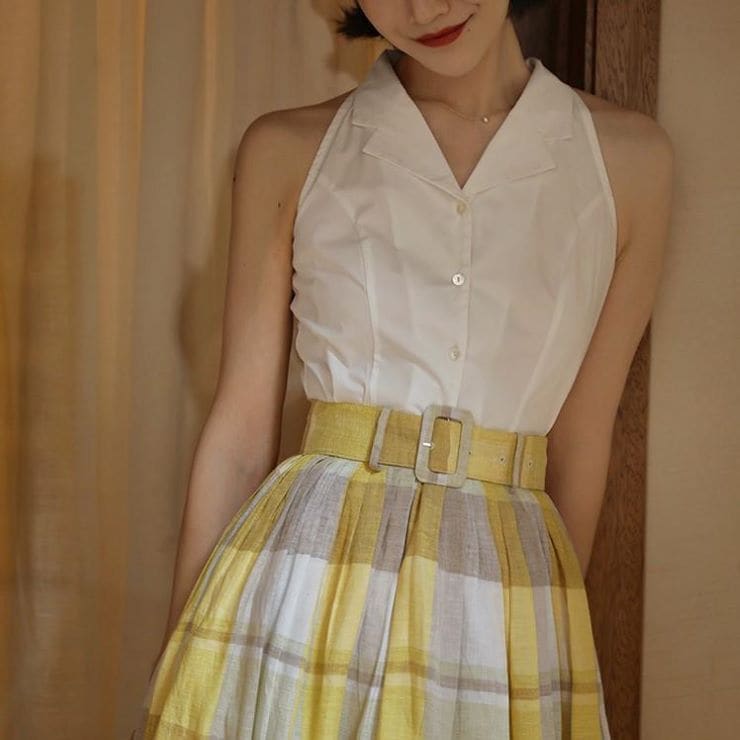 ヴィンテージブラウス ブラウス シャツ blouse OL オフィス セレブ トップス 通勤 かわいい 大人 レディース 春 夏 秋 冬 6,135円