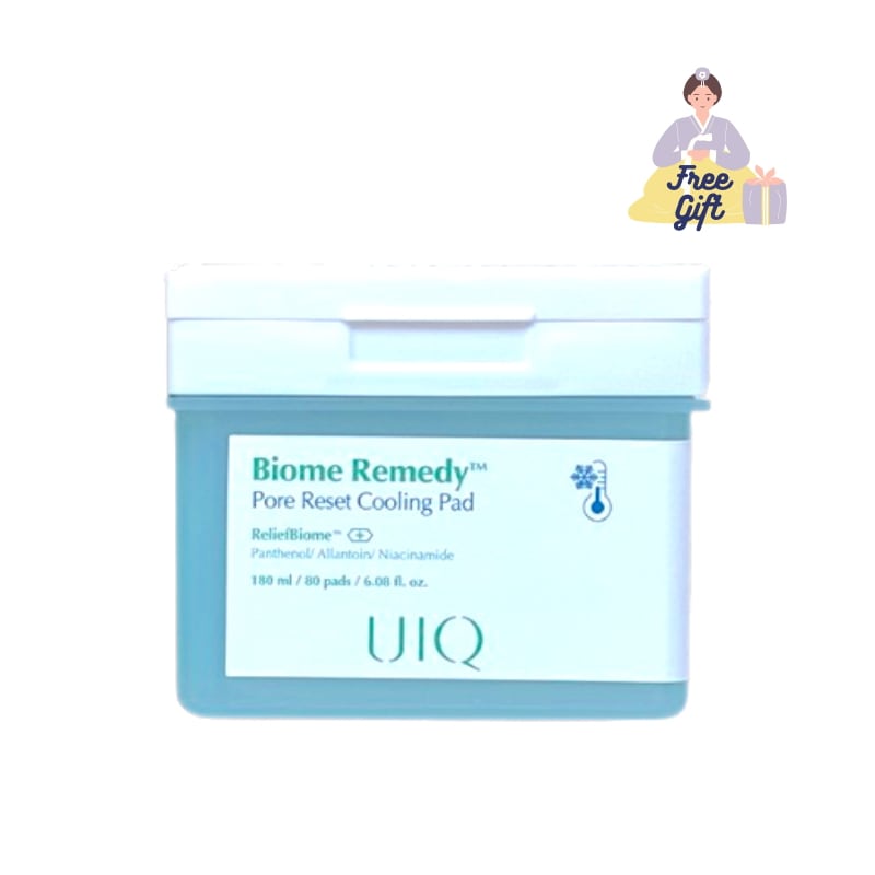 バイオーム レメディ ポアリセット クーリングパッド 80枚 　毛穴ケア/冷感/パッド/肌鎮静/鎮静/トナーパッド/たるみケア/引き締め/温感　ほてりケア/クールダウン/毛穴引き締め/ひんやりパッド