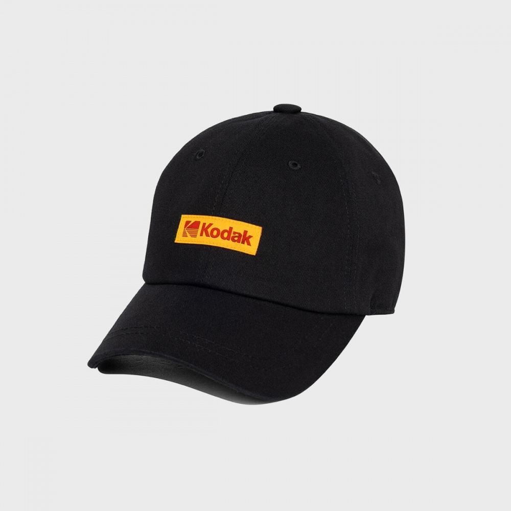 コダックアパレルシグネチャーフィットカラープラスボールキャップブラック