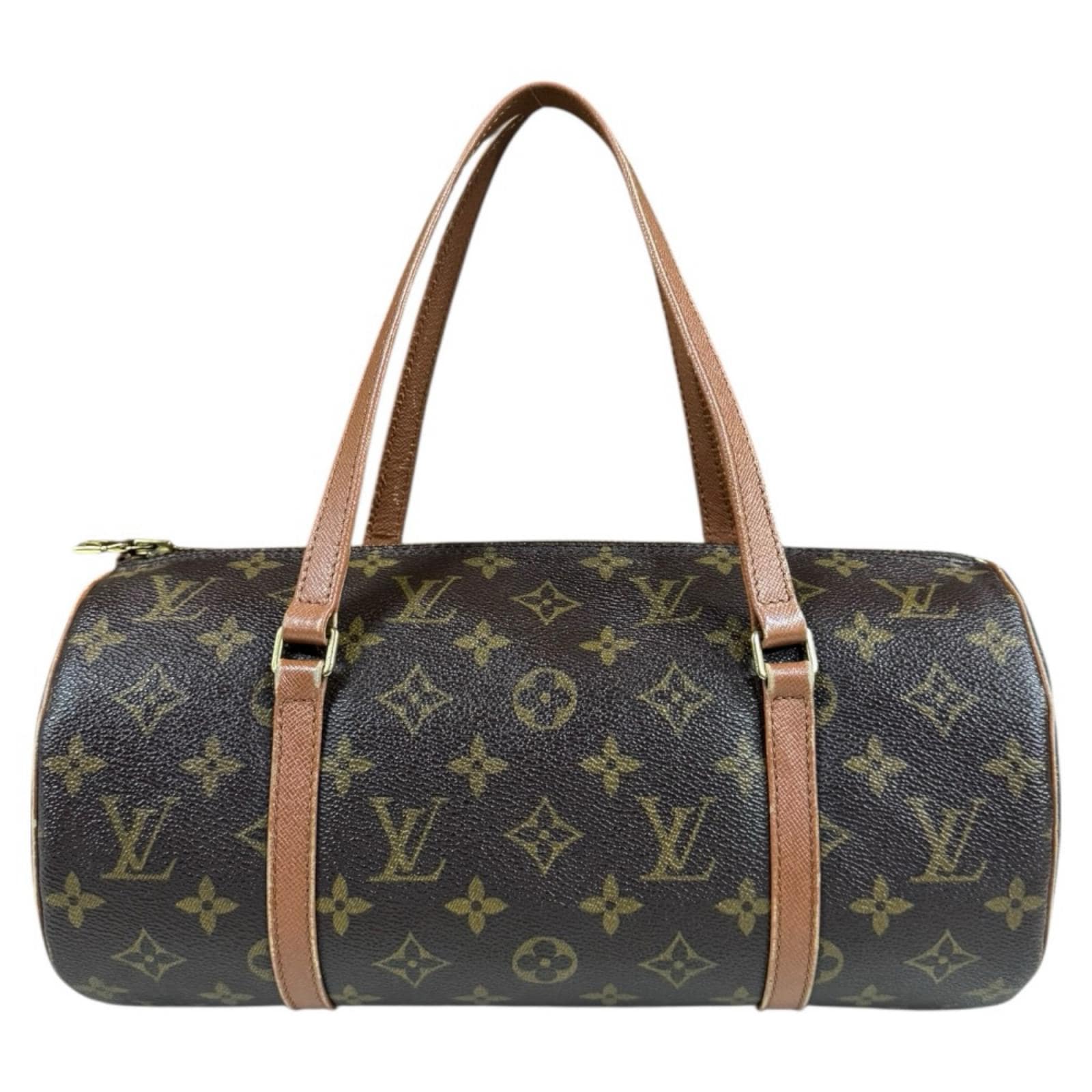ルイヴィトン パピヨン30 モノグラム ハンドバッグ モノグラムキャンバス M51365 ブラウン LOUIS VUITTON 中古
