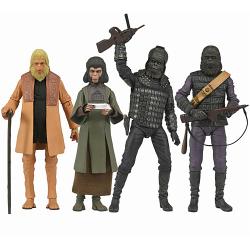 【新品/在庫あり】[ネカ] 猿の惑星 7インチ アクションフィギュア レガシー シリーズ 4種セット