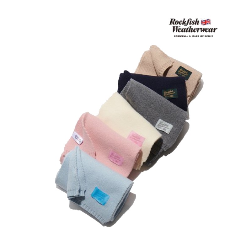 フラッフィー ニット マフラー 6color