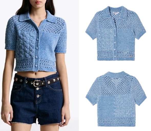 Cable Mix Flag Cardigan (T32F1KCD40TWT1DY6)