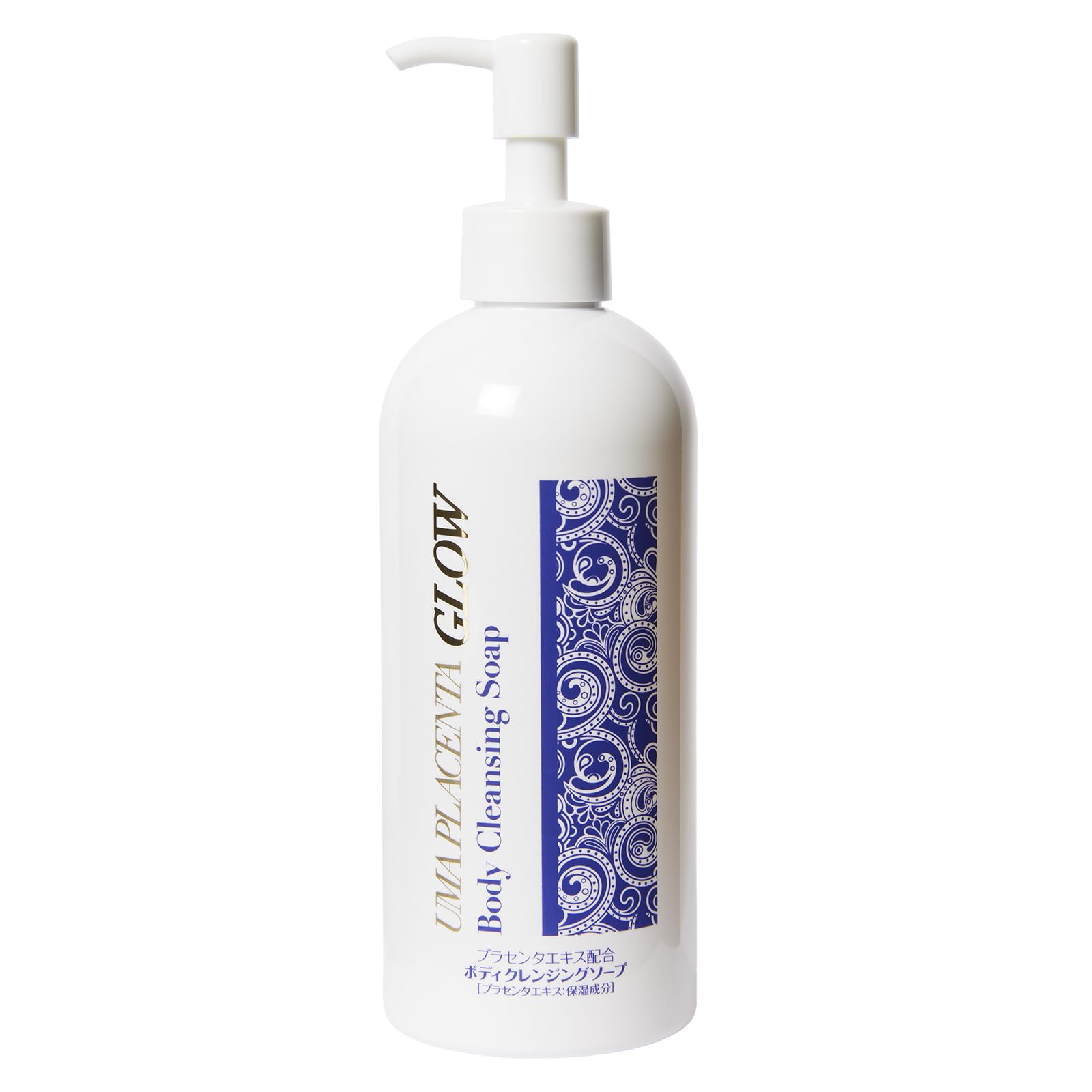 ウマプラセンタグロー フェイス＆ボディクレンジングソープ［全身洗浄料］ 全身用洗浄料 300ml プラセンタ 西尾