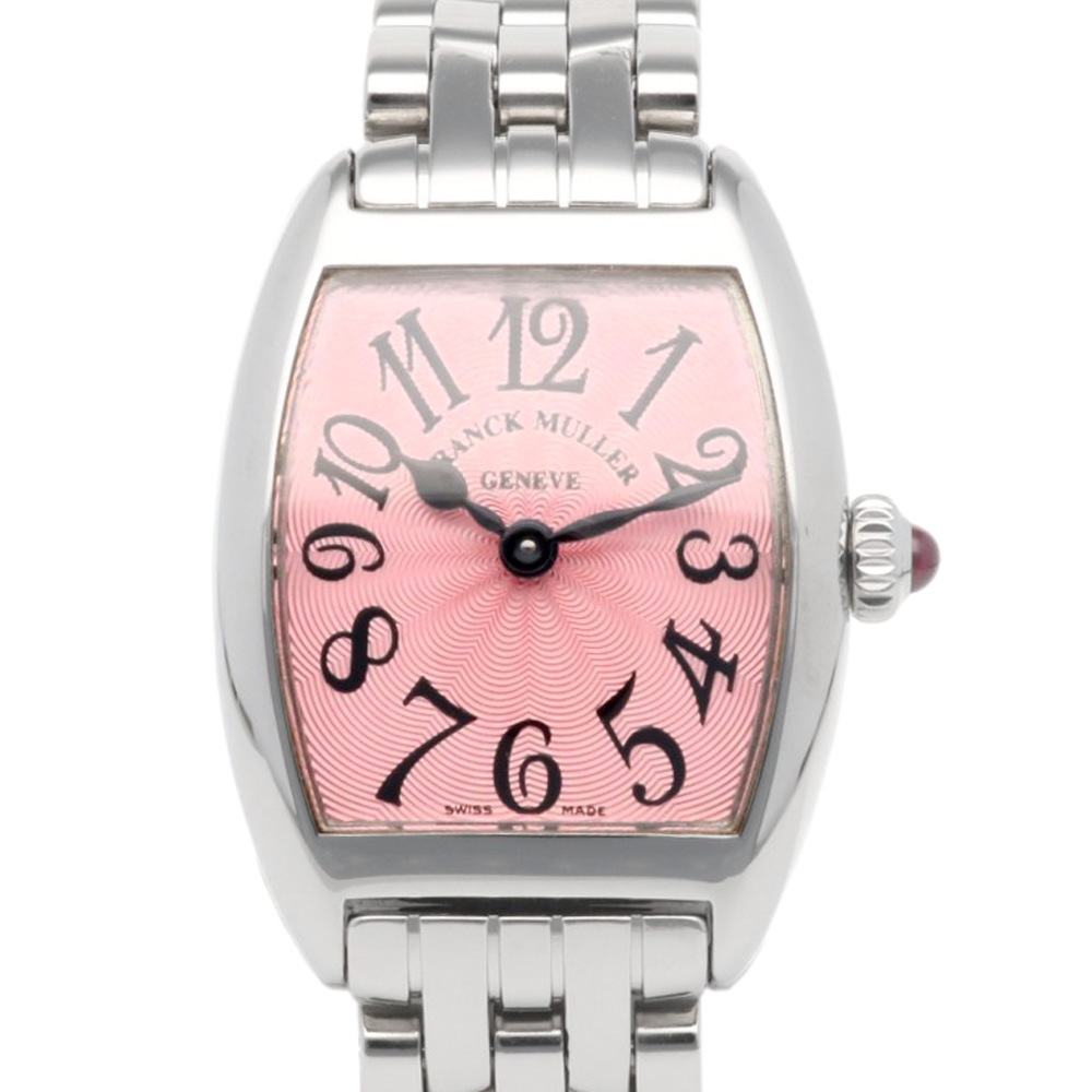 フランクミュラー トノーカーベックス 腕時計 ステンレススチール 2252QZ クオーツ 1年保証 FRANCK MULLER 中古
