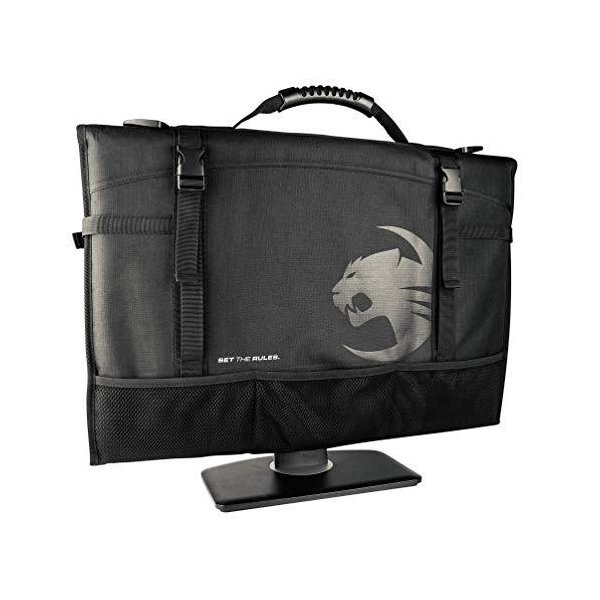 ROCCAT Latest Version Tusko Across-The-Board Flat Screen/Widescreen Bag， Black， 24 inch 並行輸入品