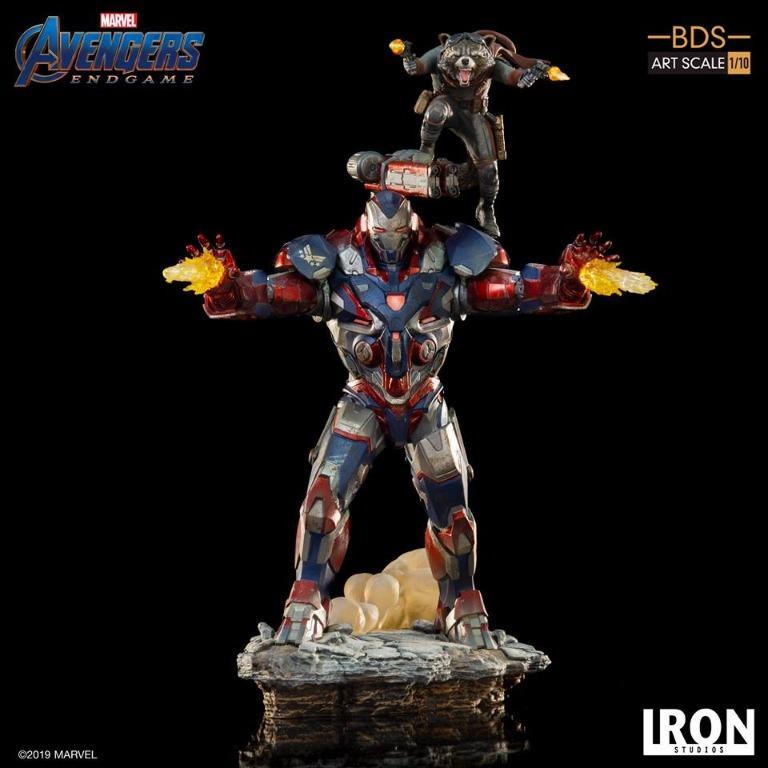 新品未開封アイアンスタジオ iron studios Iron Patriot & Rocket アイアンパトリオット 110(バンダイ メディコム メディコス 超像革命)