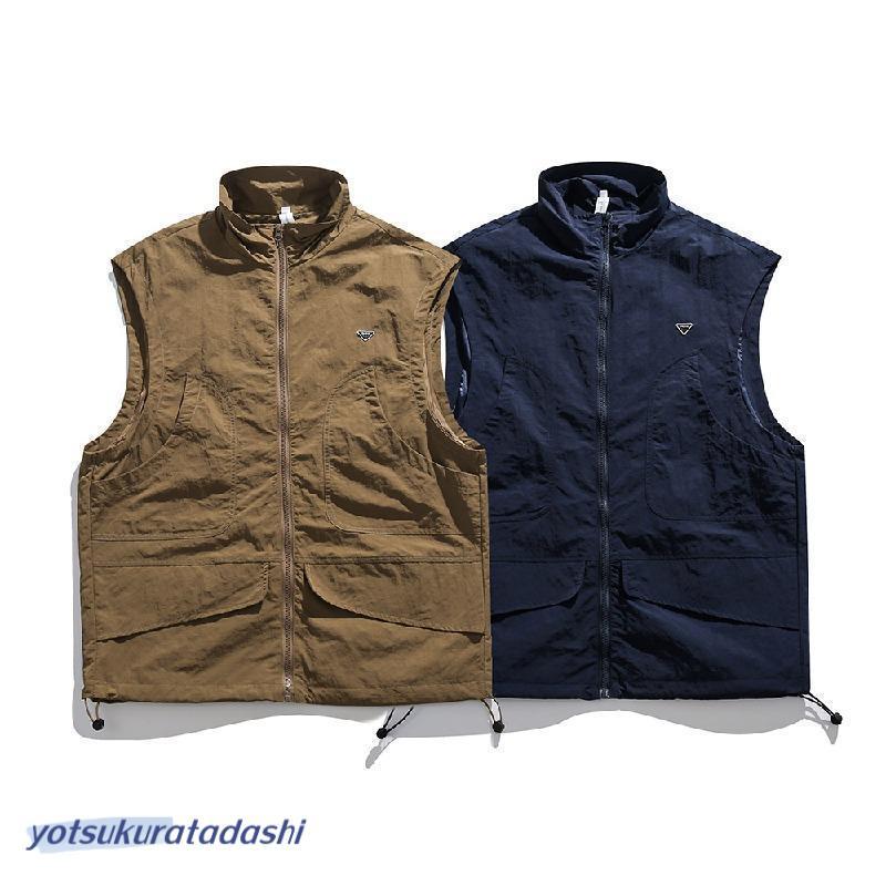 【即納 激安販売！】ベスト フィッシングベスト メンズ 撥水加工 軽量 前開き 釣り 野外撮影 スポーツ アウトドア 作業着 ウォーキング 登山 カメラマン ミリタリー