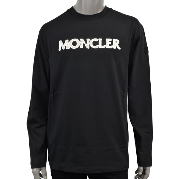 MONCLER モンクレール ネームロゴ プリント 長袖Tシャツ ロンT/8D00004 89AJS 998 63,800円