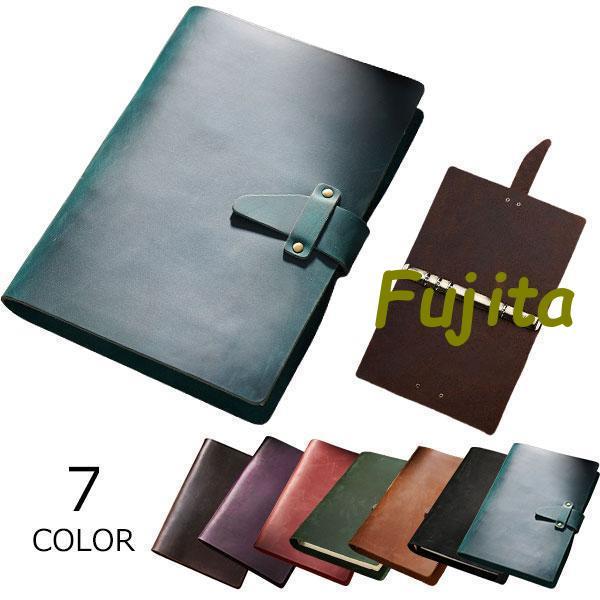 システム手帳 本革ノート A5サイズ カード入れ 名刺入れ ペンホルダー付き ビジネス手帳 リフィル ノート メモ帳 ノートカバー レザー 手作り 事務用品 5,238円