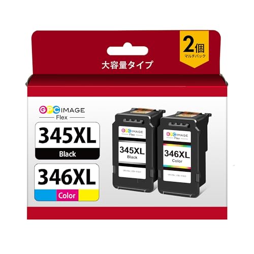 GPC Image Flex キャノン 用 BC-345XL BC-346XL 大容量リサイクルインク Canon 対応 345 346 TS3330 TS3130S TS203 TS3130 TR4