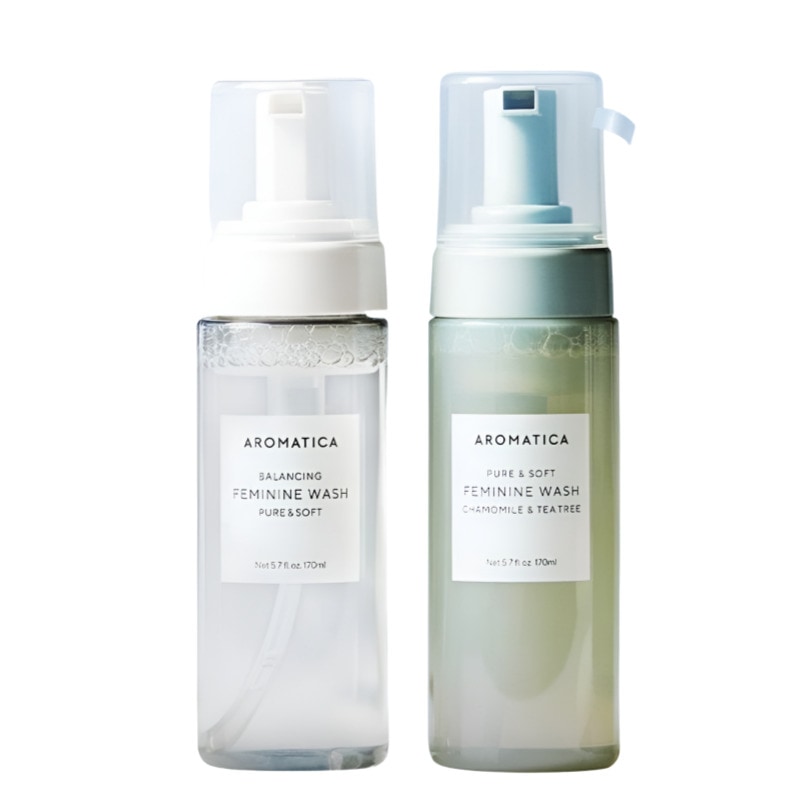 ピュア＆ソフト デリケートゾーンウォッシュ 170ml+170ml 弱酸性オーガニック女性用洗浄料