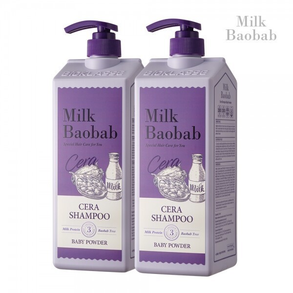 ミルクバオバブ セラシャンプー ベビーパウダー 1+1