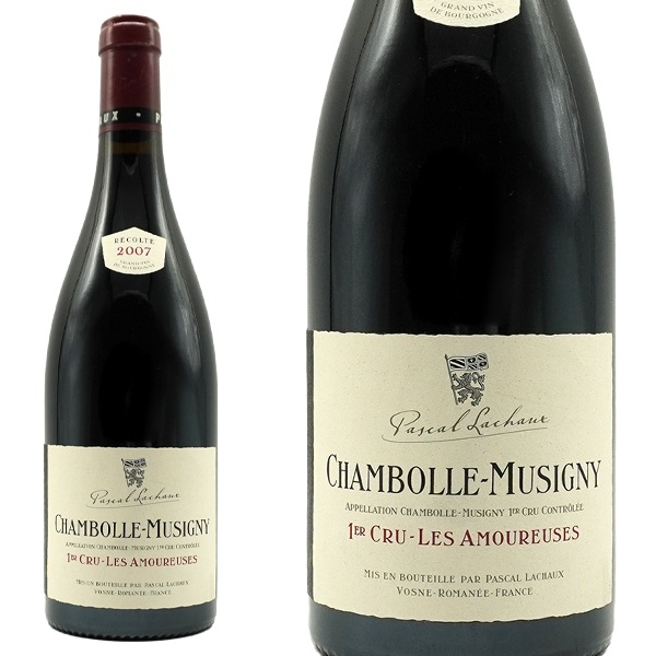 シャンボール ミュジニー プルミエ クリュ 一級 レ ザムルーズ 2007 パスカル ラショー AOCシャンボール ミュジニー プルミエ クリュ 一級 60,379円