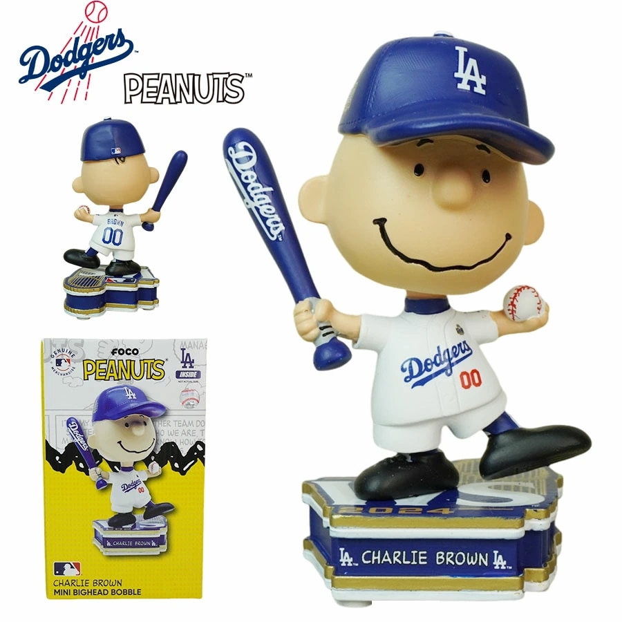 ドジャース ピーナッツ チャーリーブラウン ボブルヘッド 4.5インチFOCO MLB BOBBLE HEADSLA DODGERS ロサンゼルス ドジャースメジャー 9,743円