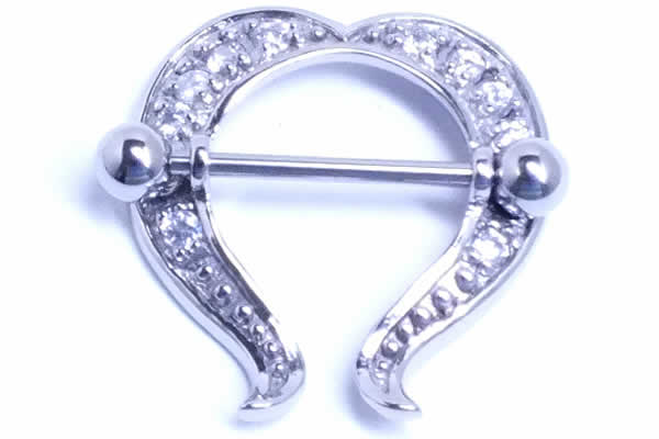 カイゼル ニップルピアス 14G 髭 ヒゲ キラキラ ザーマス ユニーク 面白 ボディピアス 14ゲージ 乳首 胸 軟骨 ヘリックス 男性 女性 プレゼント SUS316L scn37xxxxxxxx