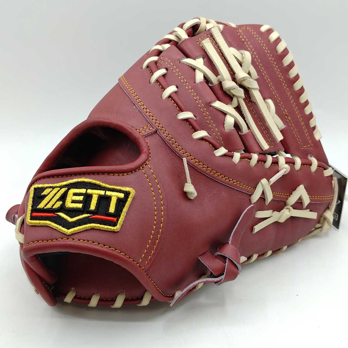 【中古・未使用品】ゼット 一般 高校野球 硬式ファーストミット プロステイタス グローブ 右投げ ブラウン BPROFM433 ZETT 小ぶりで操作性の良いモデル