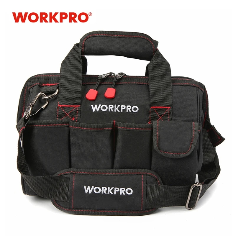 Workpro 12 "ツールバッグ600Dポリエステル防水旅行ハンドバッグ頑丈なバッグ