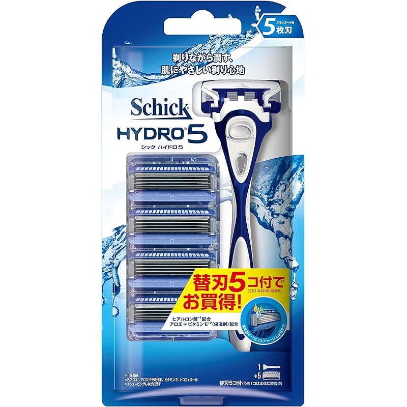 Schick(シック) シック Schick 5枚刃 ハイドロ5 コンボパック(ホルダー+替刃5コ付)