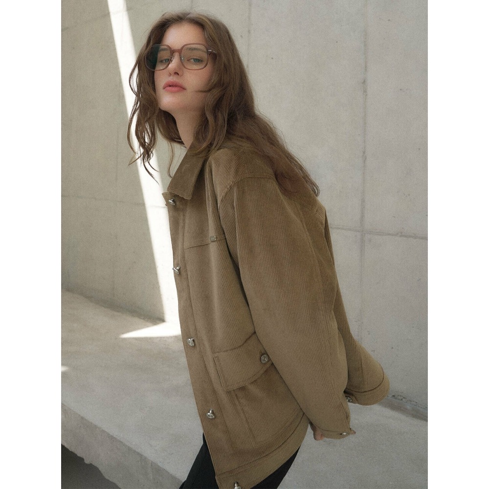 LOEUVRE オーバーサイズ コーデュロイ ジャケット SW3AM334 96