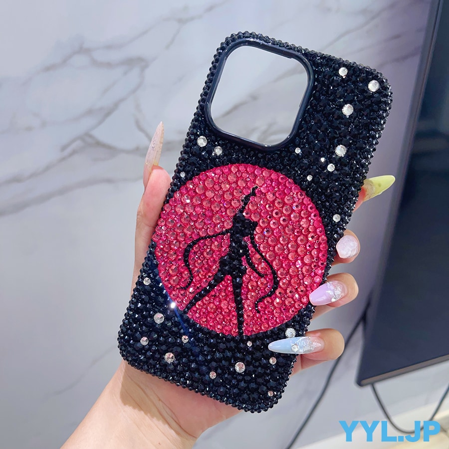 ハンドメイド 全機種 iphoneケース 美少女戦士セーラームー iphone16ケース セーラームーン キラキラ ラインストーン 16e 15 14 13 12mini 11 promax plus
