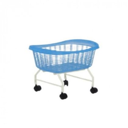 高田ベッド製作所 マルチバスケット(ブルー) キャスター付き TB-73-23