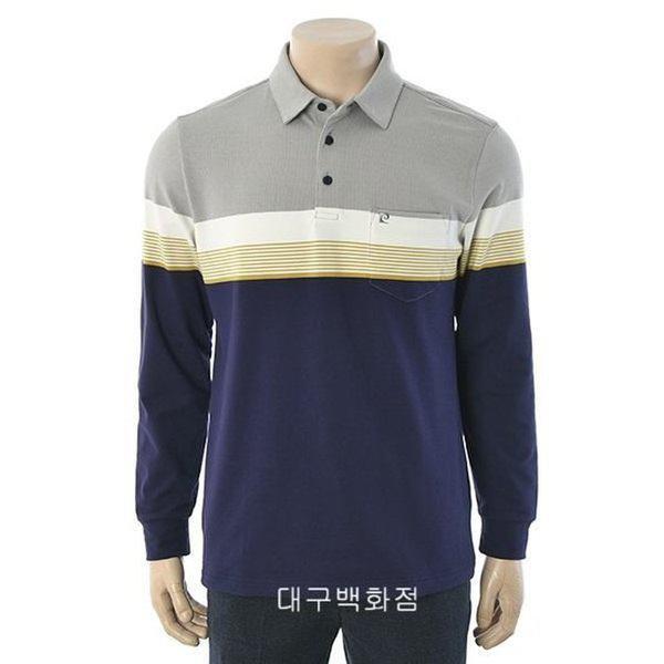 PPTS340329_ストライプカラーTシャツ