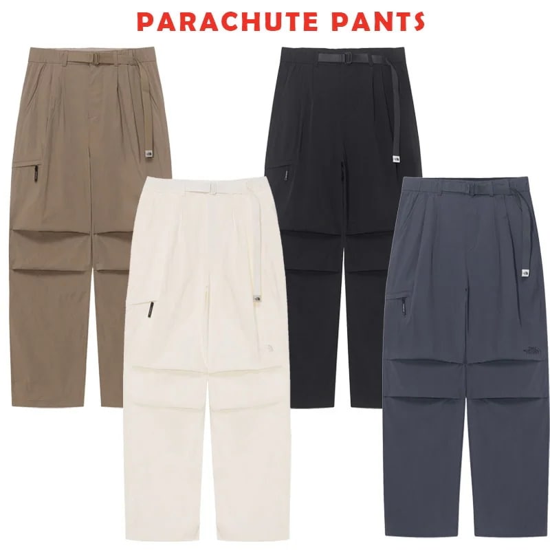 韓国正規品保証 関税負担なしNP6NR03J PARACHUTE PANTSデイリー 基本 着装 男子 女子 人気 韓国 ファッション 男女共用 アウトドア
