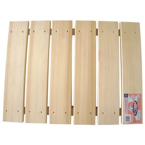 (10個セット) 多目的スノコ/すのこ板 (幅42×奥行56cm) 木製 天然木 (風呂 押入れ 園芸用 花台 置台)