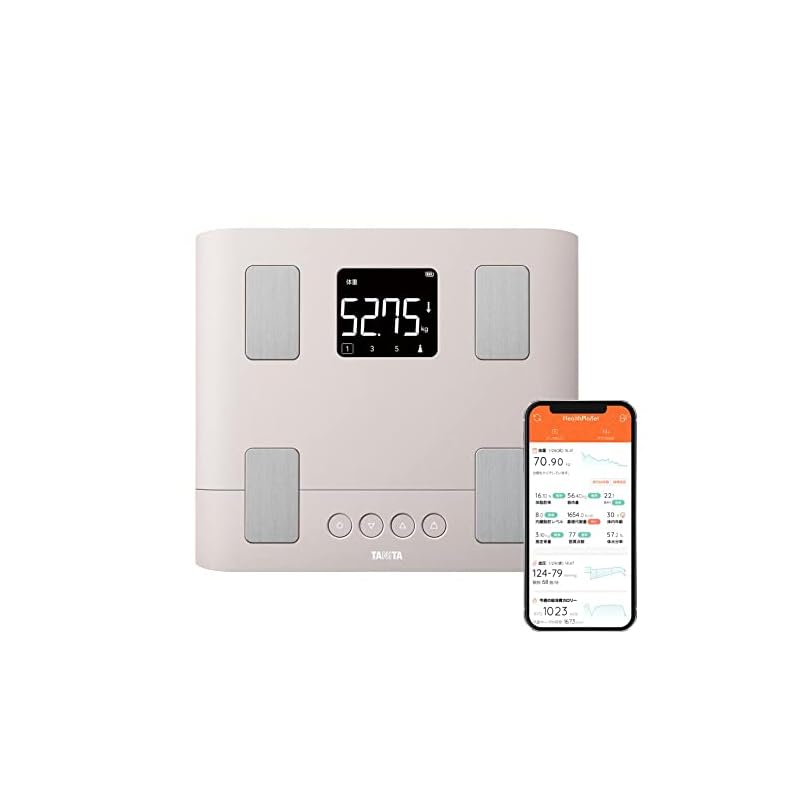 【3日以内発送】タニタ 体重 体組成計 スマホ 50g バックライト ピンク BC-332L PK スマホでデータ管理 立てかけ収納OK 9,409円