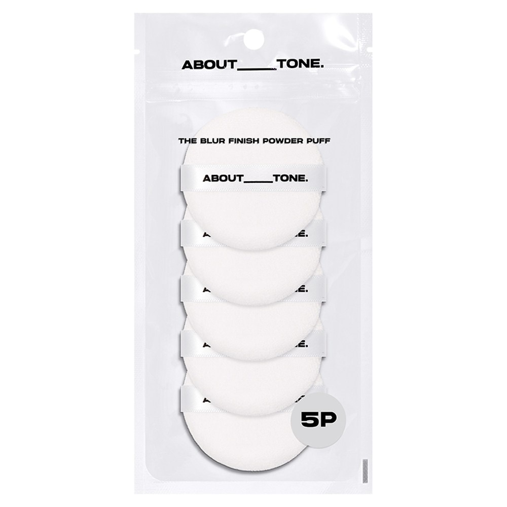 アバウトトンダブラーフィニッシュパウダーパフ5p1個