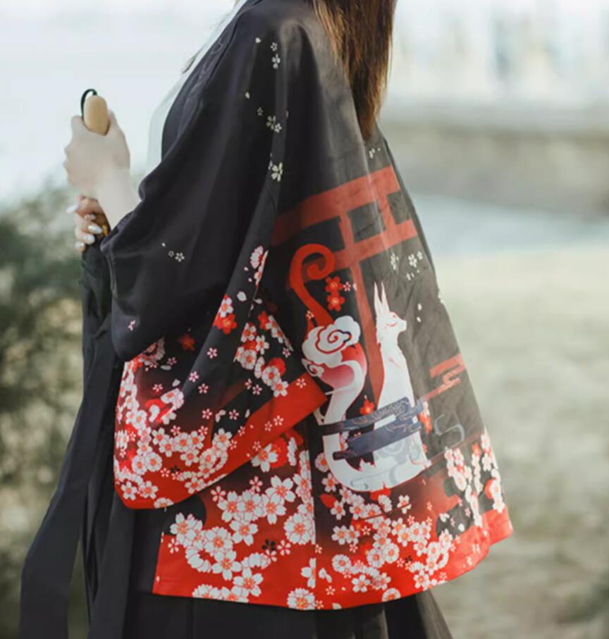 169【新作登場 最安値】カジュアル　羽織 　浴衣　和服 男性用 女性用　コスプレ衣装 ロリータ ゴスロリ　振袖 和柄 カーディガン