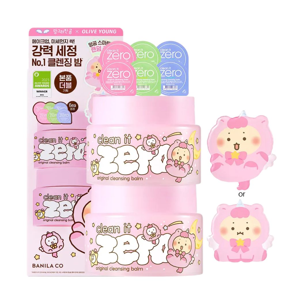 【マンゴムコラボ】【企画セット】クリーンイットゼロ クレンジングバーム 100ml 2本（3ml×6＋スマートトック）