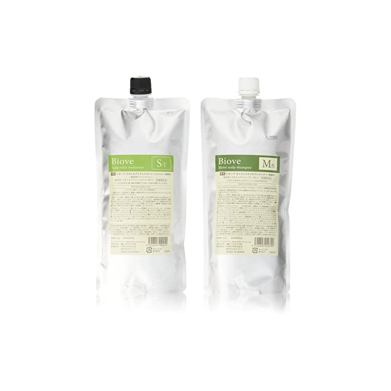 デミ ビオーブ モイストスキャルプ シャンプー 450ml ＆ ビオーブ スキャルプリラックス トリートメント 450g 詰め替え用 セット